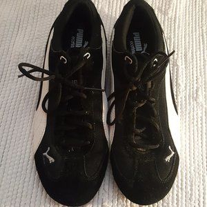 Puma Eco Ortholite Black Suede sneakers